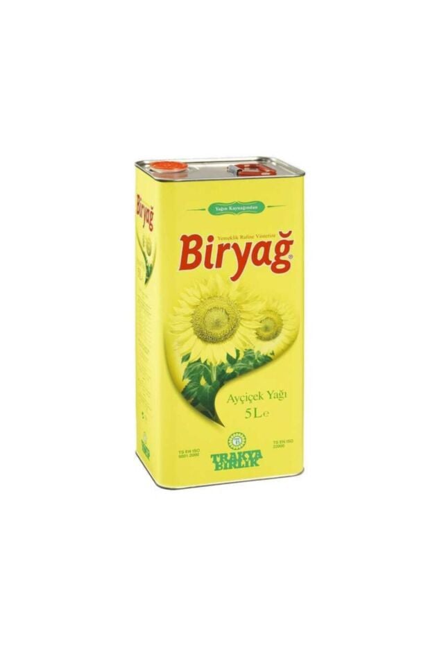 Biryağ Ayçiçek Yağ 5 Lt ( 1 Koli ) Koli Içi 4 Adet