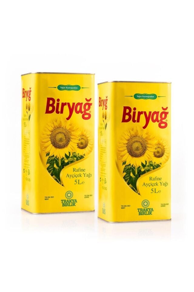 Biryağ 5 lt Teneke Ambalaj (2'li Paket)