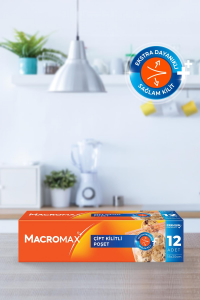 Macromax Çift Kilitli Poşet 12'li Paket