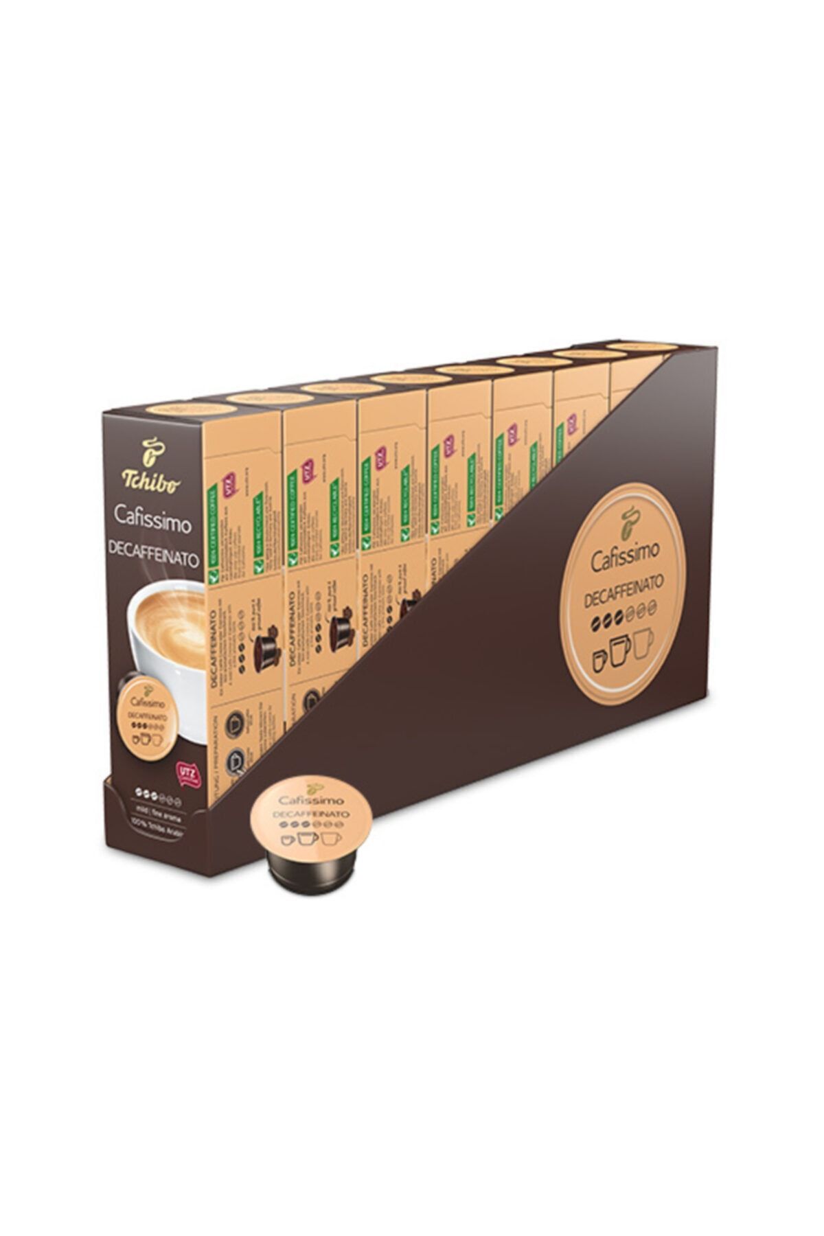 Tchibo Cafissimo Caffè Crema Decaffeinato 8x10 Adet Kapsül Avantajlı Paket
