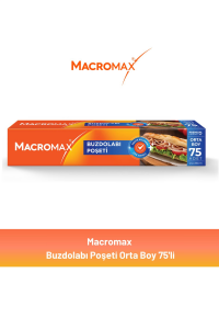 Macromax Buzdolabı Poşeti Orta Boy 75'li