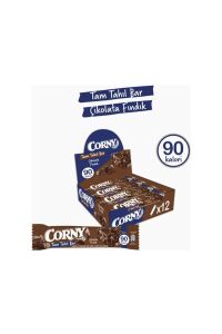 Çikolatalı Fındıklı Doğal Lif Kaynağı Tam Tahıl Bar 20g x 12 Adet