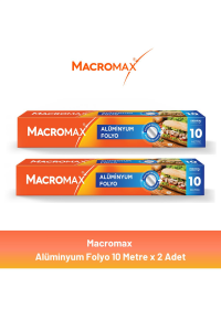 Macromax Alüminyum Folyo 10 Metre x 2 Adet