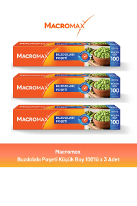 Macromax Buzdolabı Poşeti Küçük Boy 100'lü x 3 Adet