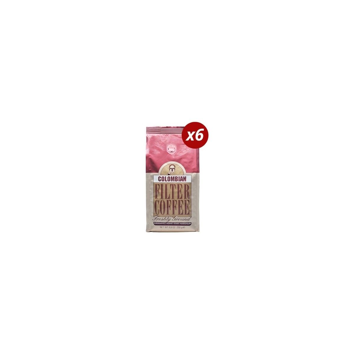 Mehmet Efendi Colombian Filter Coffee 250 gr 6 Adet