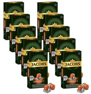 Jacobs Espresso 7 Classico Kapsül Kahve 10 x 10 Paket (100 Adet) Nespresso Uyumlu