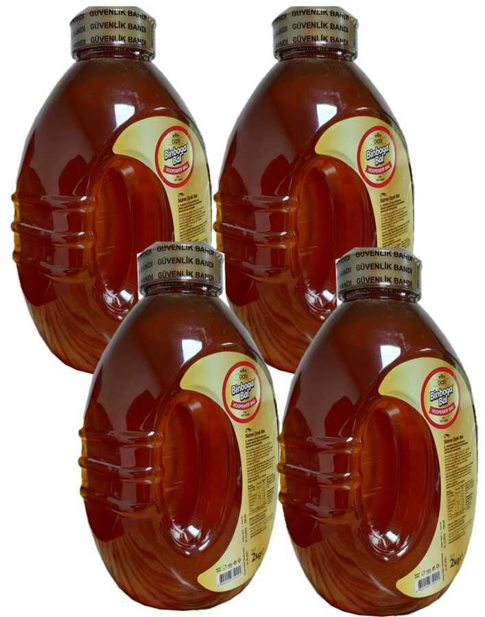 Binboğa Kooperatif Çiçek Balı 2 Kg x 4 Adet