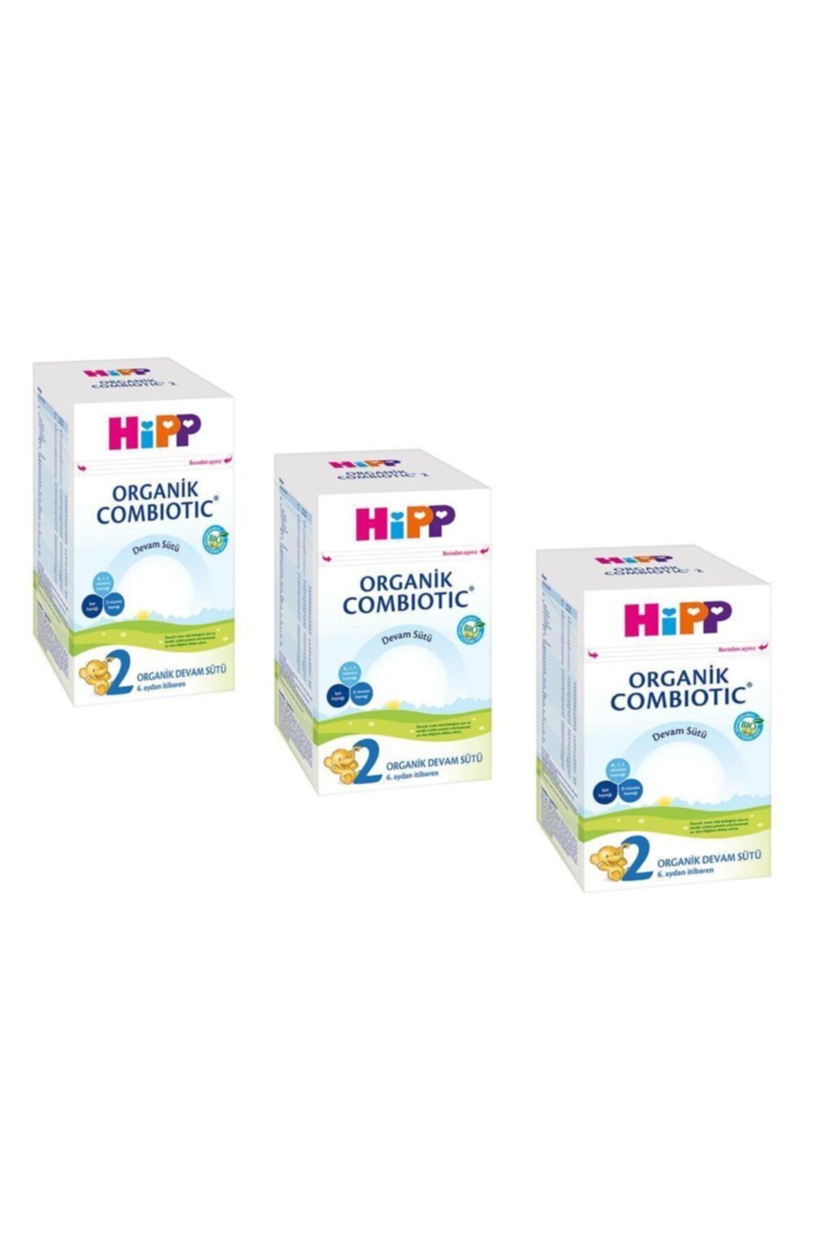 2 Organik Combiotic Bebek Sütü 800 Gr 3 Lü