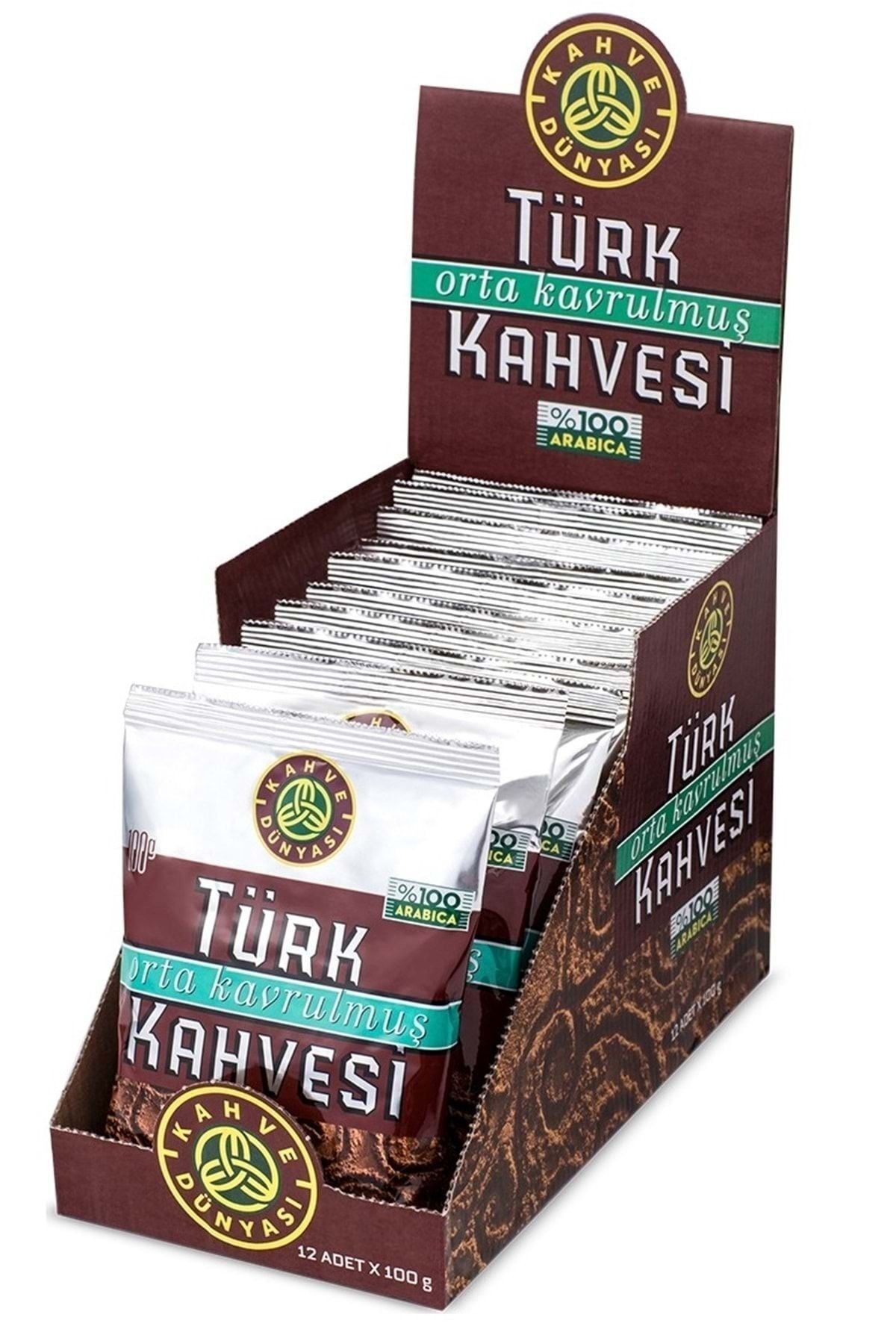 Kahve Dünyası Orta Kavrulmuş Türk Kahvesi 100 gr - 12'li