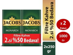 Jacobs Monarch Filtre Kahve 250 gr x 4 Paket