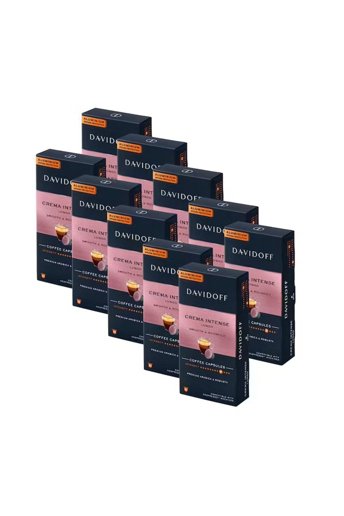 Davidoff Crema Intense Lungo Smooth & Rounded Kapsül Kahve x 10 Adet