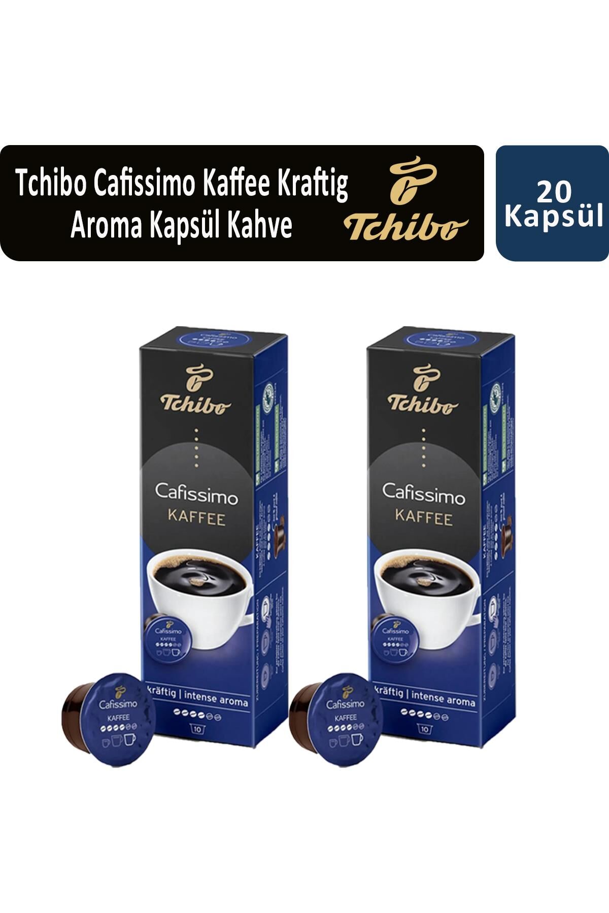 Tchibo Cafissimo Coffee Kraftig Aroma Kapsül Kahve x 2 Adet