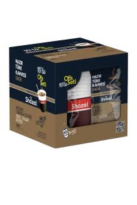 Shazel Ofis Seti Hazır Sade Türk Kahvesi 10 x 7 gr
