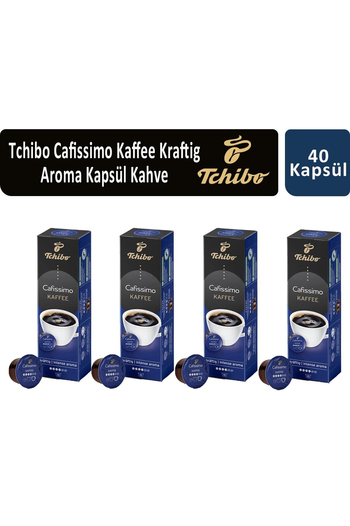 Tchibo Cafissimo Coffee Kraftig Aroma Kapsül Kahve x 4 Adet