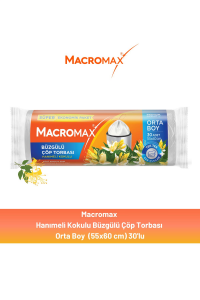 Macromax Büzgülü Hanımeli Çöp Torbası Orta Boy 30'lu