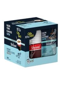 Shazel Ofis Seti Hazır Orta Türk Kahvesi 10 x 9 gr