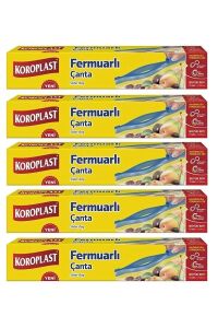 Fermuarlı Çanta Büyük Boy 10 Lu 27 x 28 Cm x 5 Paket