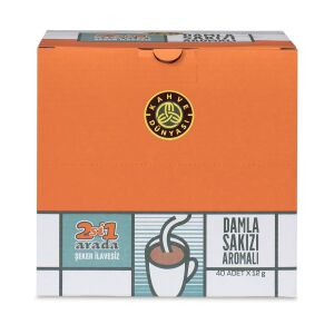 Kahve Dünyası 2si1 Arada Damla Sakızlı 40 x 12 gr x 8 Adet