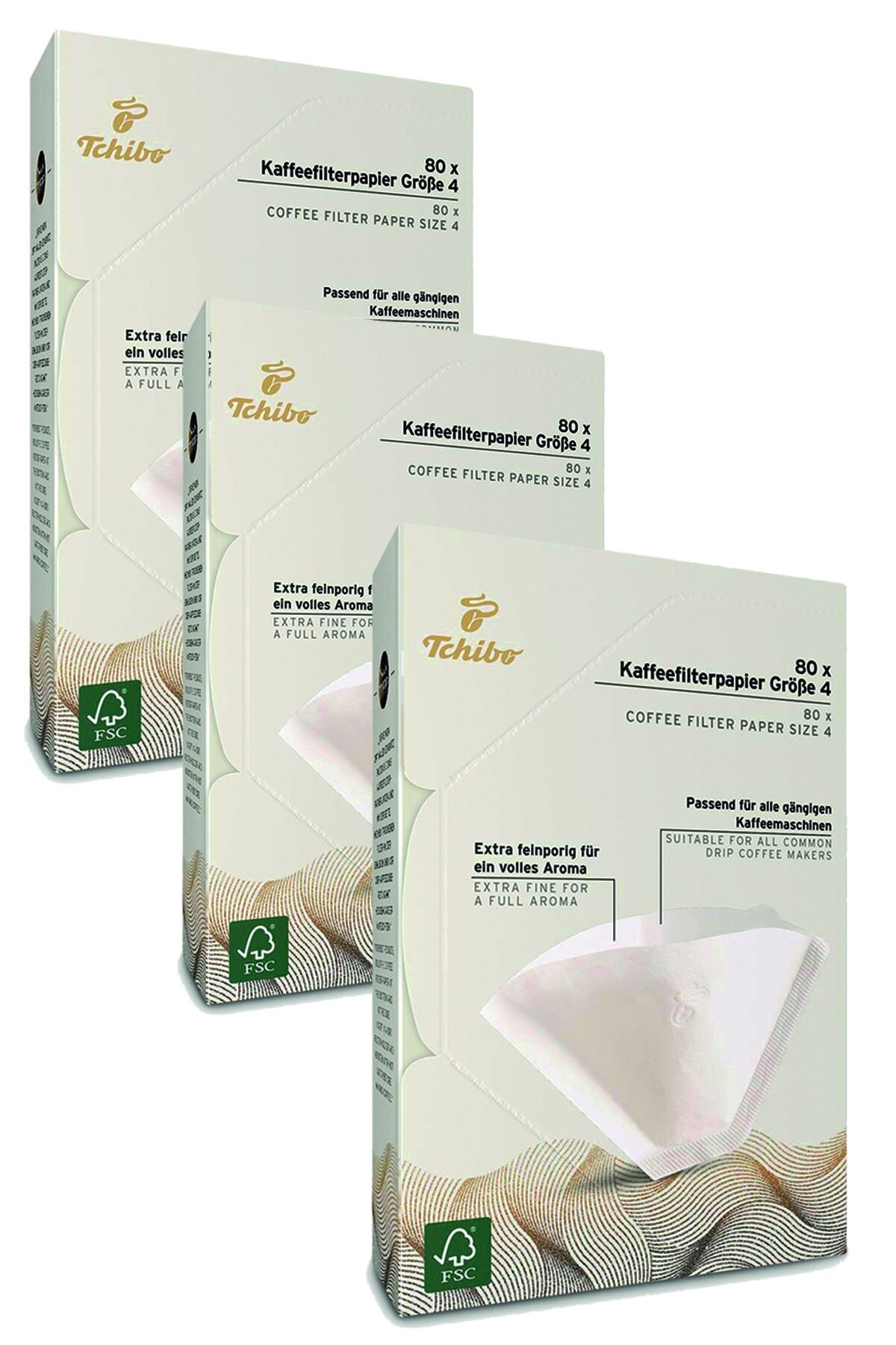Tchibo Filtre Kağıdı 80 li x 3 Adet