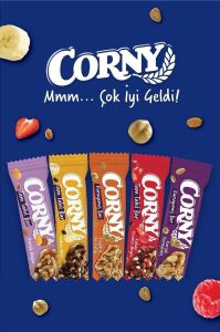 Corny Tam Tahıllı Bar Kakao Kırmızı Meyveli 17 gr x 12 Adet