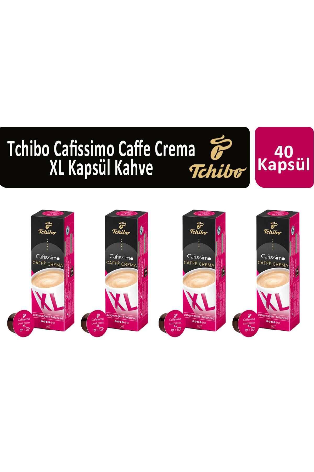 Tchibo Cafissimo Caffe Crema XL Wake Up Kapsül Kahve x 4 Adet