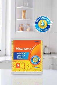 Macromax Ekonomik Temizlik Bezi 9'lu