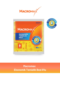 Macromax Ekonomik Temizlik Bezi 9'lu