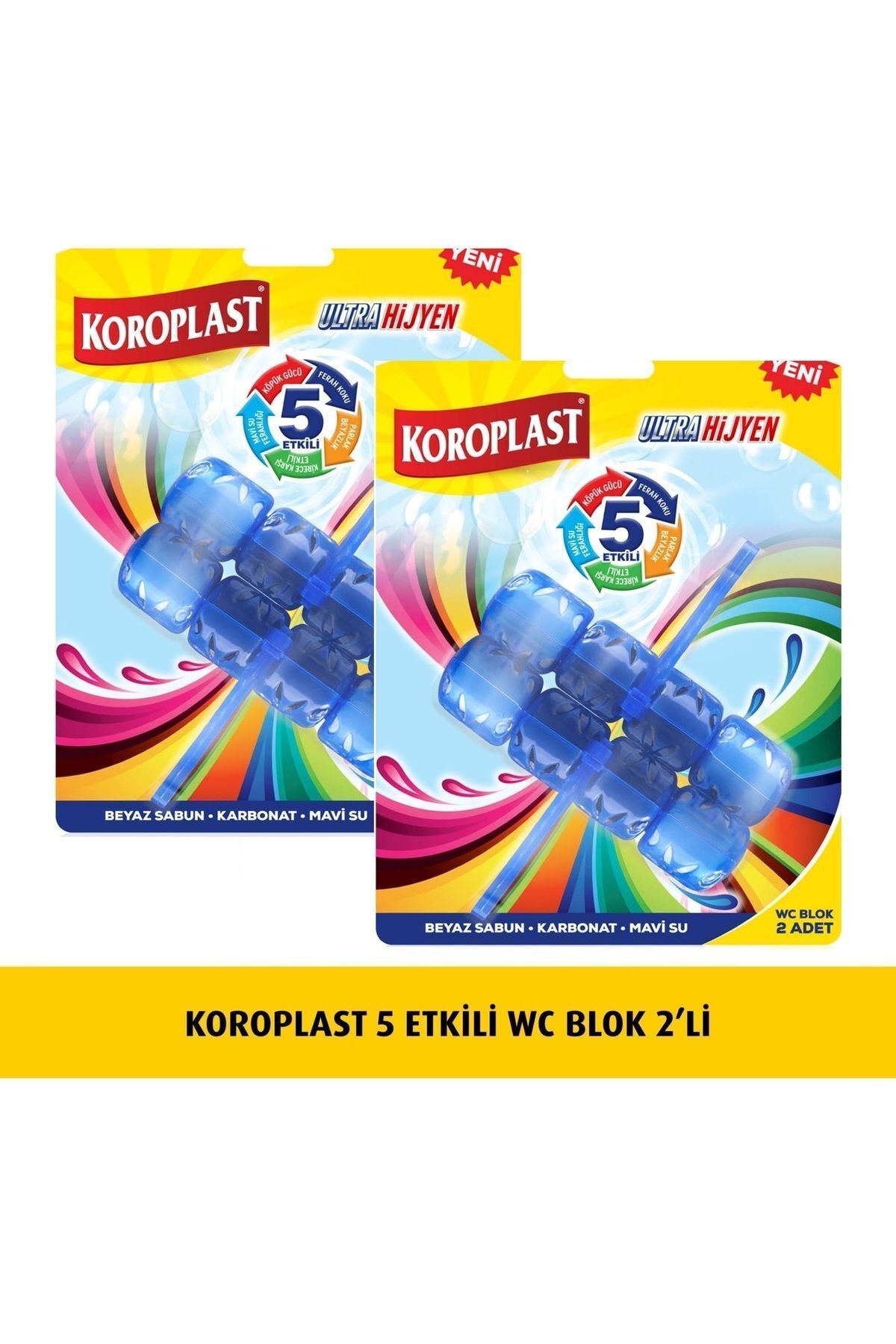 Wc Blok 5 Etkili 2 X 50 Gr x 2 Paket