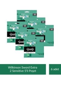 Wilkinson Extra Essential 2 Bıçaklı Erkek Kullan At Tıraş Bıçağı 5 Adet x 6 Paket