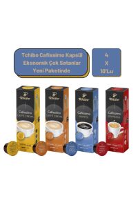 Tchibo Cafissimo Kapsül Kahve Ekonomik  alar Yeni Paketinde 4x10