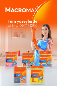 Macromax Desenli Mikrofiber Temizlik Bezi 3'lü x 3 Adet