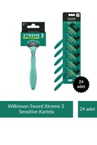 Wilkinson Sword Extreme 3 Kartela 12li Traş Bıçağı x 2 Adet