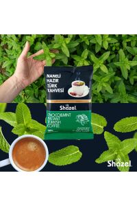 Shazel Naneli Hazır Türk Kahvesi 100 gr x 10 Adet