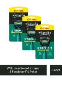 Wilkinson Xtreme3 3 1 Sensitive Esnek Bıçaklı Erkek Kullan At Tıraş Bıçağı x 3 Adet