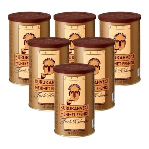 Mehmet Efendi Türk Kahvesi 250 G Teneke Ambalaj x 6 Adet