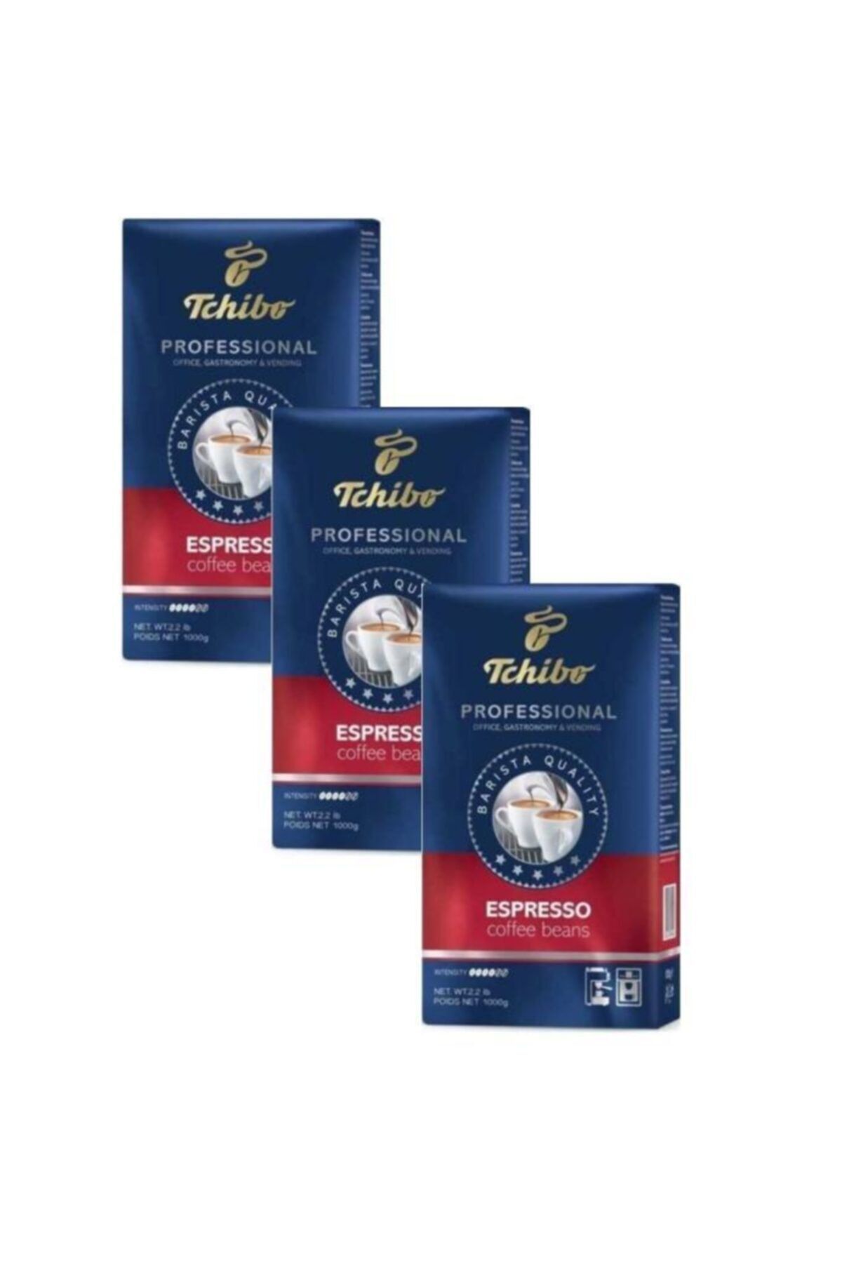 Profesional Espresso Çekirdek Kahve 1kg X3