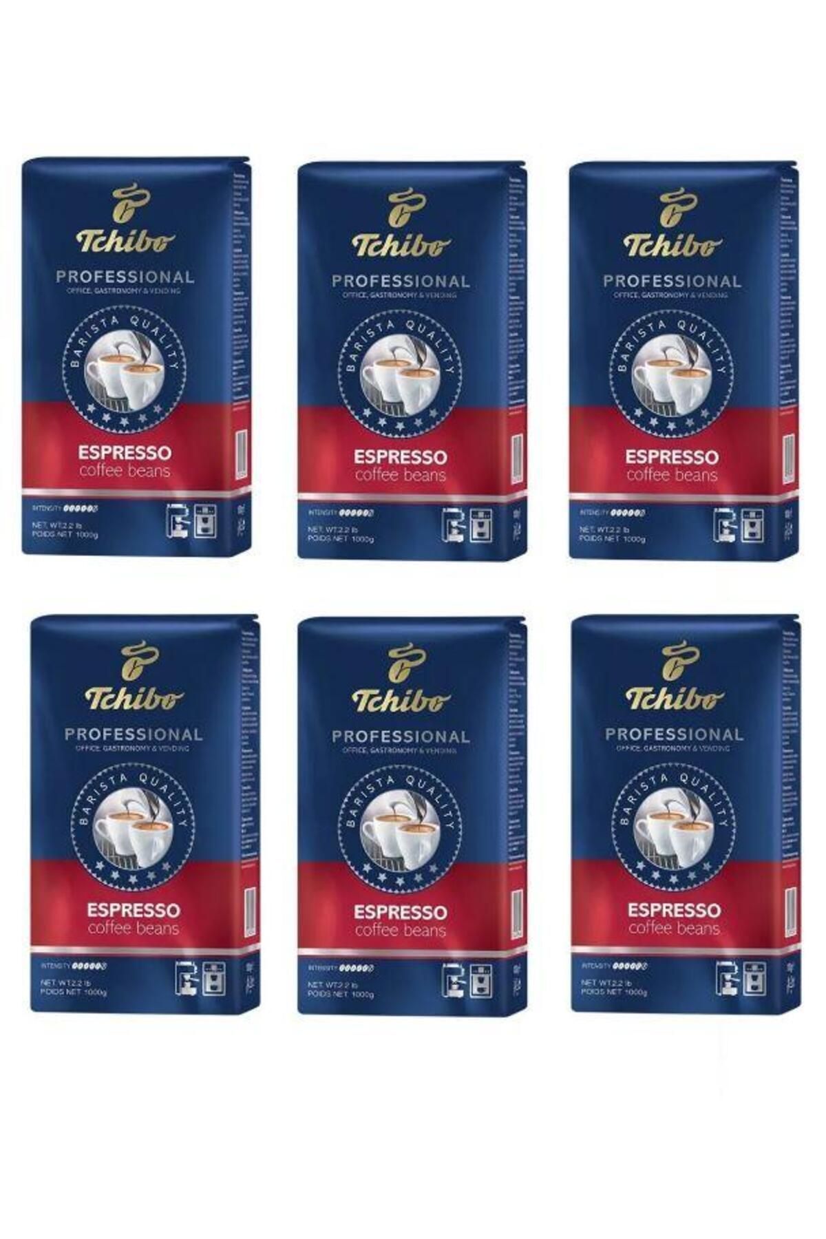 Tchibo Professional Espresso Çekirdek Kahve 1 kg x 6 Adet
