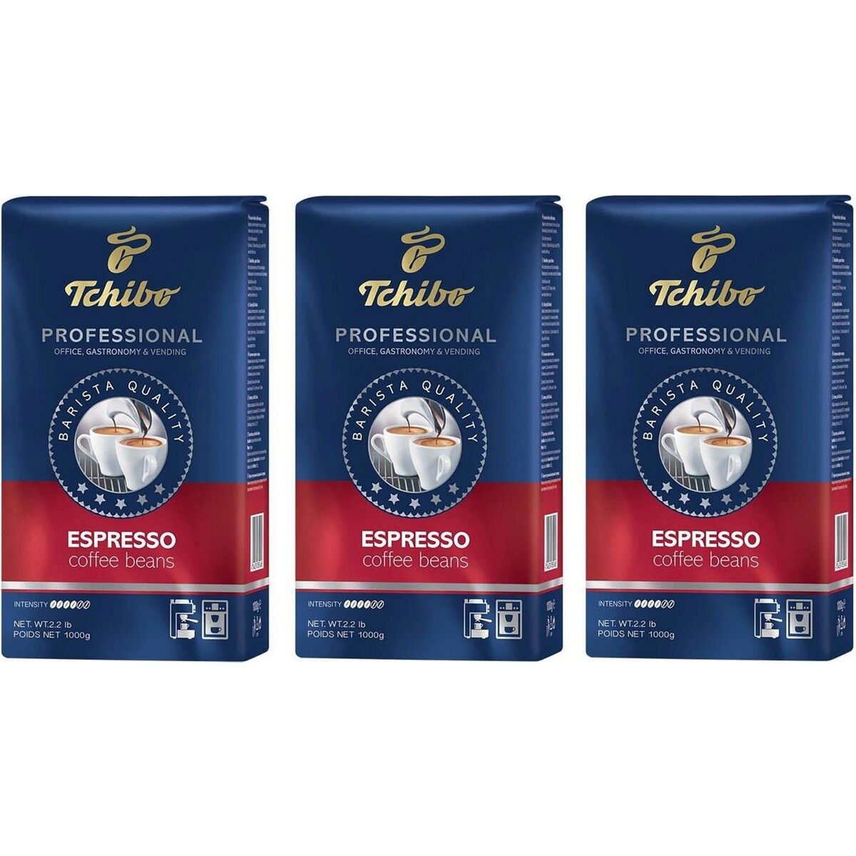 Tchibo Professional Espresso Çekirdek Kahve 1 kg x 3 Adet