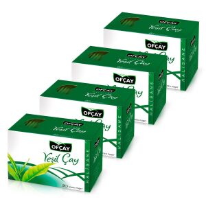 Ofçay Halisane Yeşil Çay 80 Adet (20 Adet x 4)