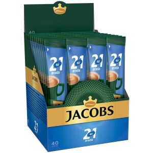 Jacobs 3ü1 Arada Kahve 40 Adet + Jacobs 2si1 Arada Kahve 40 Adet