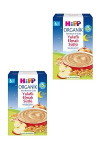 Organik Iyi Geceler Sütlü Yulaflı Elmalı 250 gr X 2 Adet