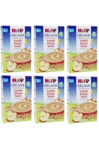 Iyi Geceler Organik Yulaflı Elmalı 6 Ay Kaşık Maması 250 gr 6 Adet