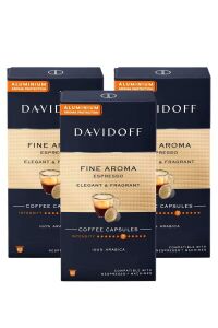 Davidoff Fine Aroma Espresso Elegant & Fragrant Kapsül Kahve x 3 Adet