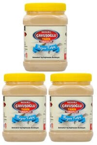 Az Kavrulmuş Beyaz Tahin Bozkır Tahini 930g X 3