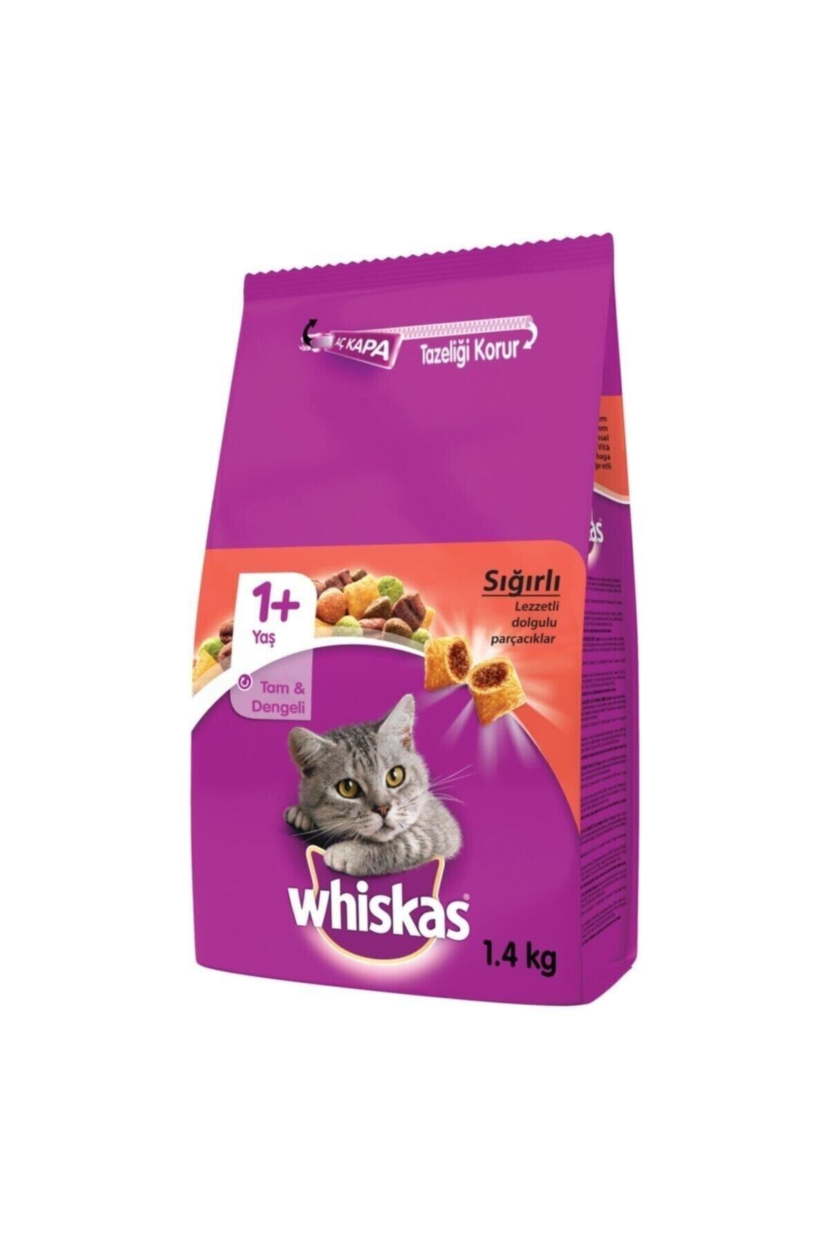 Whıskas Kuru Mama 1.4kg Sıgırlı