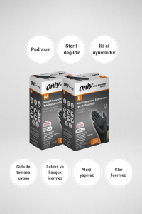 Only Evo Beyond Nitril Muayene Eldiveni L