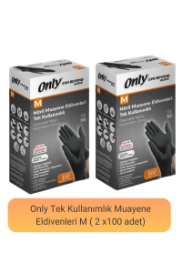 Only Evo Beyond Nitril Muayene Eldiveni M (100 adet x 2)
