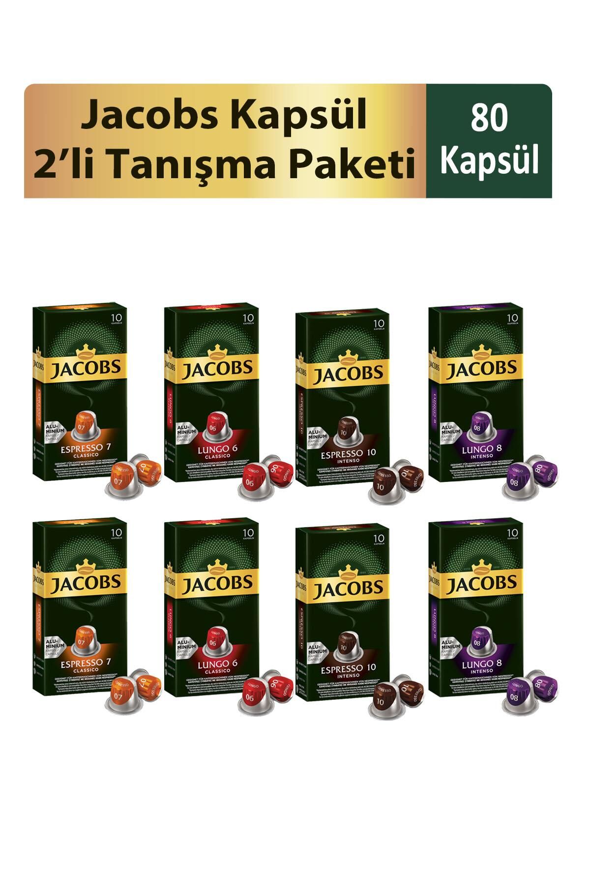 Jacobs Kapsül 2'li Tanışma Paketi ( 80 Kaspül )