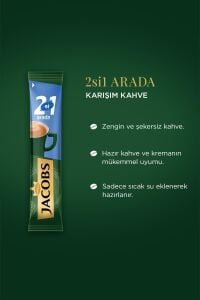 Jacobs 2'si 1 Arada Hazır Kahve 40'lı x 2 Adet + Thermo Cup 650 ml