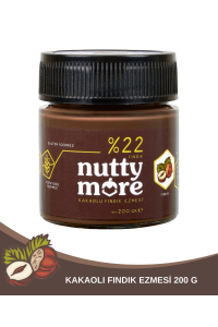 Nutty More %22 Kakaolu Fındık Ezmesi 200 gr